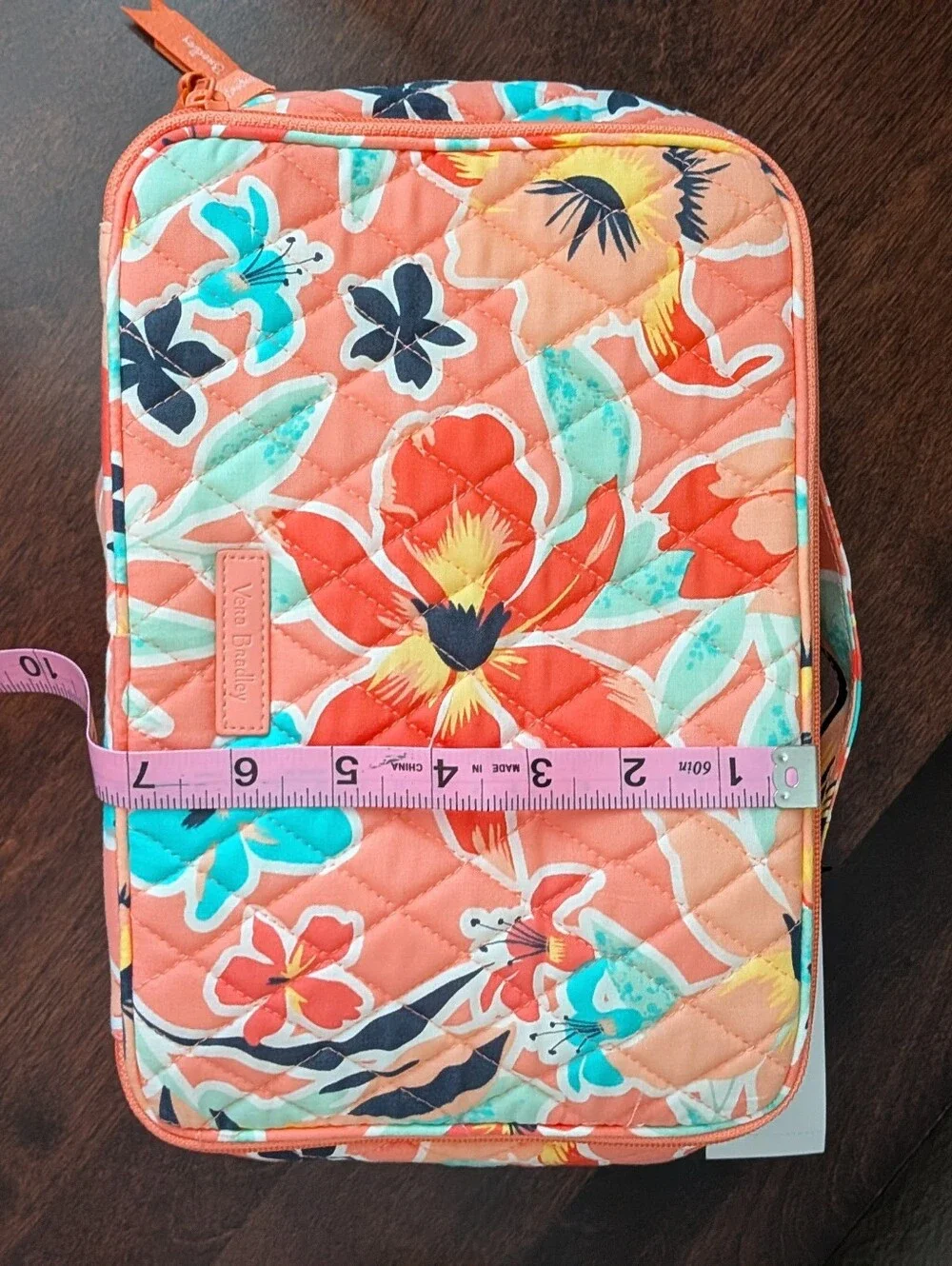Vera Bradley Large Blush and Brush Cosmetic Bag
